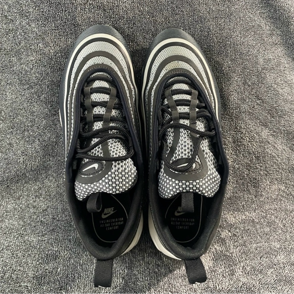 Nike Air Max 97 Navy Blue and Gray Sneakers - Picture 4 of 7